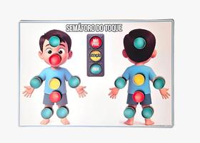 SEMÁFORO DO TOQUE MENINO - Material Educativo para Crianças SEMÁFORO DO TOQUE MENINO - Material Educativo para Crianças
