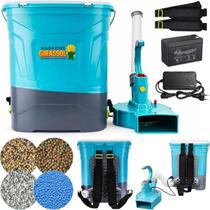 Semeadeira Adubadeira Espalhador 25L Comando Elétrica Bateria 12v Fertilizante Ração Semente Grãos FR-003 Semeadeira Adubadeira Espalhador 25L Comando Elétrica Bateria 12v Fertilizante Ração Semente Grãos FR-003