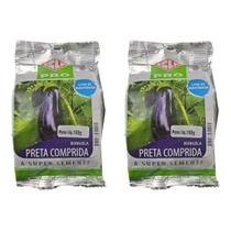 Semente 200g Berinjela Embu Comprida Isla Para Hortas Caseiras e Produção Comercial