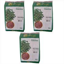 Semente Coentro Verdão Horticeres 500g 3 Pacotes Semente Coentro Verdão Horticeres 500g 3 Pacotes