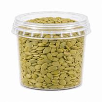 Semente de abobora descascada crua 100g - pote com tampa Semente de abobora descascada crua 100g - pote com tampa