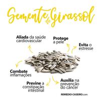 Semente De Girassol 1kg Semente De Girassol 1kg