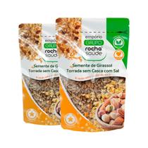 Semente de Girassol Premium Torrada sem Casca com Sal Kit 2 Alta Qualidade 100g