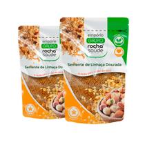 Semente de Linhaça Dourada Importada Alta Qualidade 100% Natural Kit 2 100g Semente de Linhaça Dourada Importada Alta Qualidade 100% Natural Kit 2 100g