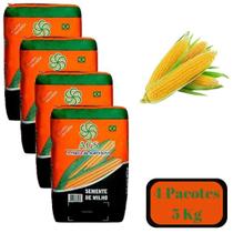 Semente De Milho Verde Hibrido 1051 P/ pamonha 4u de 5Kg