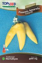 Semente Horta Pimenta Amarela Comprida - Topseed Garden