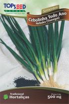 Semente Hortaliças Cebolinha Folha Todo Ano com 20 - Comprenet