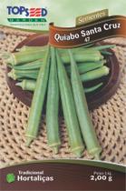 Semente Hortaliças Quiabo Santa Cruz 47 com 20 - Comprenet
