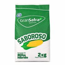 Semente Milho Híbrido Saboroso BRS3046 2KG Para Pamonha Cural