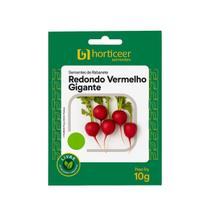 Semente Rabanete Redondo Vermelho Gigante 10g