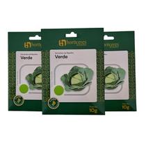 Semente Repolho Verde 30g Horticeres - Cabeça Compacta, Pesada e Uniforme