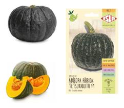 Sementes de Abobora Hibrida Tetsukabuto Env c/ 1.20gr de Sementes