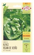 Sementes de Alface Regina de Verão Lisa Env C/ 1.90gr Sementes de Alface Regina de Verão Lisa Env C/ 1.90gr