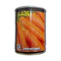 Sementes de Cenoura Meia Estação Nantes Milena Lata 100g Sementes de Cenoura Meia Estação Nantes Milena Lata 100g