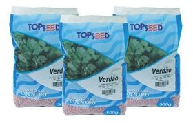 Sementes De Coentro Verdão 500g Plantio Topseed (3 Unidades)