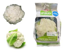 Sementes de Couve Flor Precoce Piracicaba Verão Pac C/ 50gr de Sementes