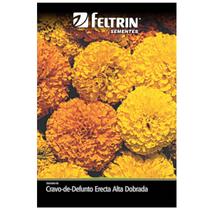 Sementes de Cravo-de-Defunto Erecta Alta Dobrada FELTRIN Sementes de Cravo-de-Defunto Erecta Alta Dobrada FELTRIN