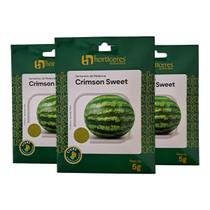 Sementes de Crimson Sweet 15g Frutos de 10 a 13kg com Ótima Aceitação Comercial Sementes de Crimson Sweet 15g Frutos de 10 a 13kg com Ótima Aceitação Comercial