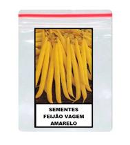 Sementes De Feijão de Vagem Amarelo Baixo 100 unidades Sementes De Feijão de Vagem Amarelo Baixo 100 unidades