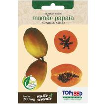 Sementes de Mamão Papaia Sunrise Solo TOPSEED Sementes de Mamão Papaia Sunrise Solo TOPSEED