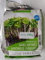 Sementes de Nabo Japones para Microverde 100g