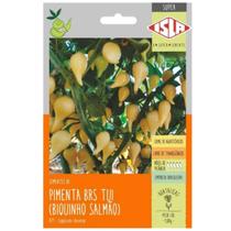 Sementes de Pimenta BRS Tui Biquinho Salmão (1g) SUPER ISLA Sementes de Pimenta BRS Tui Biquinho Salmão (1g) SUPER ISLA