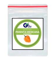 Sementes De Pimenta Mexicana Habanero 100 unidades Sementes De Pimenta Mexicana Habanero 100 unidades