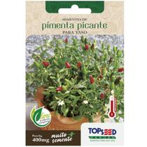 Sementes de Pimenta Picante para Vaso TOPSEED Sementes de Pimenta Picante para Vaso TOPSEED