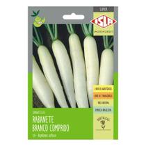 Sementes de Rabanete Branco Comprido Isla 4,5g Sementes de Rabanete Branco Comprido Isla 4,5g