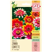 Sementes de Zinnia Confete ISLA Sementes de Zinnia Confete ISLA