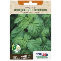 Sementes Manjericão Toscano (Folha de Alface) TOPSEED