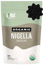 Sementes orgânicas de Nigella J MAC Botanicals 453g USDA