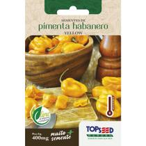 Sementes Pimenta Habanero Yellow 400mg Topseed Garden