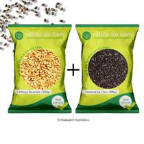 Sementes Premium de Linhaça Dourada e Chia 1Kg Sementes Premium de Linhaça Dourada e Chia 1Kg