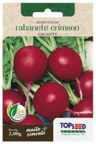 Sementes Rabanete Crimson Gigante TOPSEED