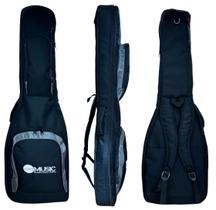 Semi case rígida p/ guitarra preto "ams" Semi case rígida p/ guitarra preto "ams"
