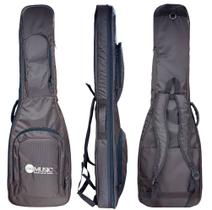 Semi case rígido p/ contra baixo marrom "ams"