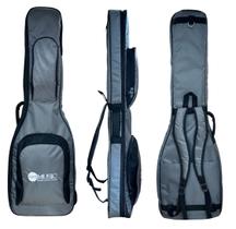 Semi case rígido p/ guitarra cinza "ams"