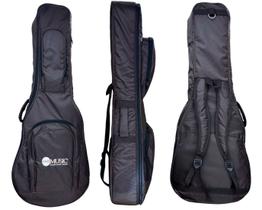 Semi case rígido p/ violão clássico marrom "ams"