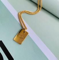 Semi Joia Colares choker Místico olho grego a ouro