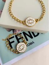 Semi Joia Conjunto colares e pulseira olho grego esmaltado Semi Joia Conjunto colares e pulseira olho grego esmaltado