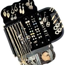 SEMI JOIAS ATACADO KIT 8 PEÇAS FOLHEADAS - Jady Joias