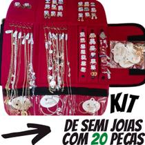 Semi Joias Reposição Folheadas kit com 20 pçs e Garantia - yuri folheados