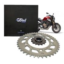 Semi Kit Coroa e Pinhão c/ Indução 42/15t Gsw - Honda Cb 650r, Cb 650f (2014-2024) Semi Kit Coroa e Pinhão c/ Indução 42/15t Gsw - Honda Cb 650r, Cb 650f (2014-2024)