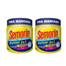Semorin Alvejante e Tira-Manchas Pó OXY Power 400g - Kit com 2 Unidades