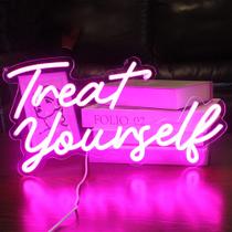 Señal Decorativa DAKABUKA "Date un Gusto" LED Rosa 42x22cm USB Señal Decorativa DAKABUKA "Date un Gusto" LED Rosa 42x22cm USB