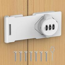 Senha mecânica Rotary Hasp Locks YogePote White Senha mecânica Rotary Hasp Locks YogePote White