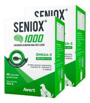 Seniox 1000 Avert Cães E Gatos - 30 Comprimidos - 2 Caixas