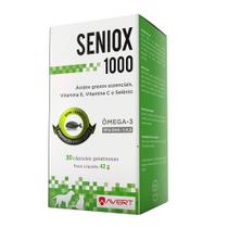 Seniox 1000 Ômega 3 Para Cães e Gatos Uso Veterinário com 30 cápsulas Seniox 1000 Ômega 3 Para Cães e Gatos Uso Veterinário com 30 cápsulas