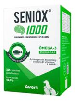 Seniox 1000 Suplemento Para Cães Cachorro Gatos 30 Cap Avert